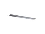 Hayes No Hole 700 x 100mm Linear Ceiling Plate Polished Chrome Stainless Steel