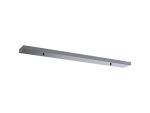Hayes No Hole 900 x 100mm Linear Ceiling Plate Polished Chrome Stainless Steel