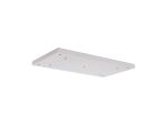 Hayes 5 Hole 550mm x 320mm Linear Rectangle Ceiling Plate White