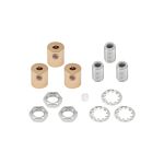 Hayes Metal Cable Grip Kit (3pcs) French Gold, c/w 4.5mm Hole Thread, Washer & Nut, Plastic Grub Screws