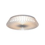 Himalaya 53cm Round Ceiling (Light Only), 56W LED, 2700-5000K Tuneable White, 2500lm, Remote Control, White, 3yrs Warranty