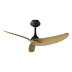 Ipanema 1m 32W Triple Blade Ceiling Fan (No Light), Remote Control, Black/Wood, 5yrs Wty