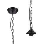Amara 11cm Single Pendant (FRAME ONLY), 1 x E27, Matt Black