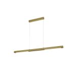 Lineal 1.2m Linear Rise & Fall Pendant Gesture Dimmable, 24W LED, 3000K, 2970lm, Painted Gold, 3yrs Warranty