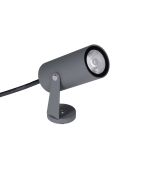 Logan Ground/Wall Light, 1 x 6W LED, 3000K, 525lm, 36º, IP65, c/w 2m Cable, Grey, 3yrs Warranty