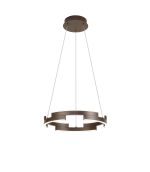 Vetrina 40cm Pendant, 22W LED, 4000K, 800lm, 3 Step Dimming, Brown Oxide, 3yrs Warranty