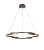 Vetrina 80cm Pendant, 44W LED, 4000K, 1700lm, 3 Step Dimming, Brown Oxide, 3yrs Warranty