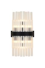 Modus 8 Light G9, Wall Light, Satin Black / Clear