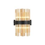 Modus 4 Light G9, Wall Light, Satin Black / Amber