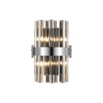 Modus 4 Light G9, Wall Light, Polished Nickel / Smoke
