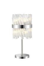 Modus 6 Light G9, Table Lamp, Polished Nickel / Clear