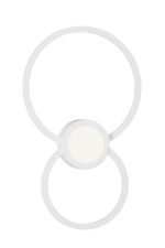 Mural Wall Lamp Circles, 24W, 3000K, 1440lm, White, 3yrs Warranty