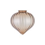 Mia 23x23cm Flower Bud Glass Shade (A) (MAY REQUIRE 88mm COLLAR FOR OTHER FIXTURES), Cognac Painted