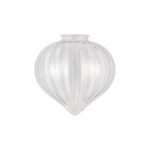 Mia 23x23cm Flower Bud Glass Shade (A) (MAY REQUIRE 88mm COLLAR FOR OTHER FIXTURES), Clear