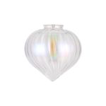 Mia 23x23cm Flower Bud Glass Shade (A) (MAY REQUIRE 88mm COLLAR FOR OTHER FIXTURES), Iridescent Faded