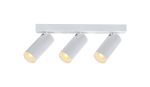 Nazare Linear 3 Light Spotlight GU10 Mini (Max 12W), Matt White