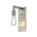 Isola Wall Lamp Over Arm (FRAME ONLY) Without Shade, 1 Light E27, Satin Nickel