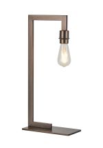 Isola Table Lamp Over Arm Without Shade, 1 Light E27, Matt Bronze