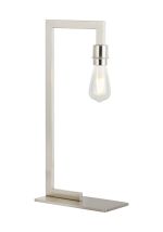 Isola Table Lamp Over Arm Without Shade, 1 Light E27, Satin Nickel