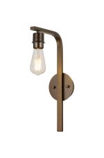 Isola Arc Wall Light, (FRAME ONLY), 1 Light E27, Matt Bronze