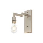 Isola Switched Swing Arm Wall Light (FRAME ONLY), 1 x E27, Satin Nickel