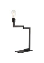 Isola Swing Arm Table Lamp, Without Shade, 1 x E27, Satin Black