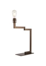 Isola Swing Arm Table Lamp, Without Shade, 1 x E27, Matt Bronze