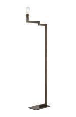 Isola Swing Arm Floor Lamp, Without Shade, 1 x E27, Matt Bronze