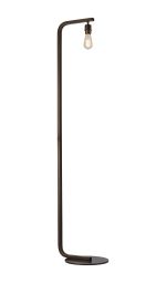 Isola Arc Floor Lamp Without Shade, 1 Light E27, Matt Bronze