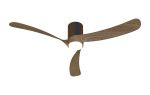 Nemo II L 1.3m 19W LED Dimmable Ceiling Light With Built-In 32W DC Fan, 3000-5000K Remote Control, 3800lm, Walnut/Black, 5yrs Warranty