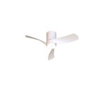 Nemo II XS 72cm 15W LED Dimmable Ceiling Light With Built-In 26W DC Fan, 3000-5000K Remote Control, 3000lm, White, 5yrs Warranty