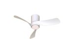 Nemo XS 72cm 18W LED Dimmable Ceiling Light With Built-In 26W DC Fan, 2700-5000K Remote Control, 2600lm, White, 5yrs Wty