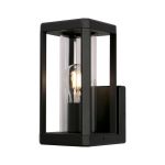 Nevada Wall Lamp, 1 x E27, IP65, Matt Black, 2yrs Warranty