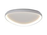 Niseko II Triangular Ceiling 61cm 50W LED, 2700K-5000K Tuneable, 3000lm, Remote Control, White, 3yrs Warranty