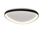 Niseko II Triangular Ceiling 61cm 50W LED, 2700K-5000K Tuneable, 3000lm, Remote Control, Black, 3yrs Warranty