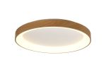 Niseko II Ring Ceiling 78cm 58W LED, 2700K-5000K Tuneable, 4700lm, Remote Control, Wood, 3yrs Warranty