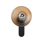 Biento Wall Lamp, 1 x 7W LED, 3000K, 426lm, Satin Black/Smoke/Chrome, 3yrs Warranty