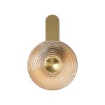 Biento Wall Lamp, 1 x 7W LED, 3000K, 426lm, Brass/Smoke, 3yrs Warranty