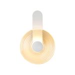 Biento Wall Lamp,1 x 7W LED, 3000K, 426lm, Satin White/Amber, 3yrs Warranty