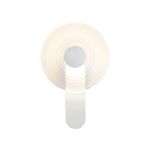 Biento Wall Lamp,1 x 7W LED, 3000K, 426lm, Satin White/Clear, 3yrs Warranty