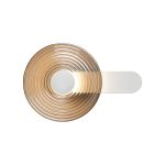 Biento Wall Lamp,1 x 7W LED, 3000K, 426lm, Satin White/Smoke, 3yrs Warranty