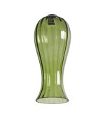 Giuseppe 10x23cm Vase (AJ) Moss Green Glass Shade