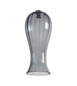 Giuseppe 10x23cm Vase (AJ) Smoke Blue Glass Shade