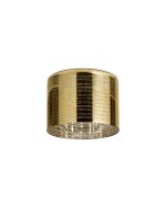 Giuseppe 15x11cm Short Cylinder (B) Lined Gold Glass Shade