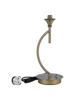 Giuseppe Antique Brass 1 Light G9 Vertical Table Lamp Without Shade, For A Vast Range Of Glass Shades