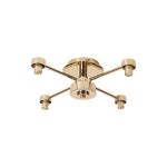 Giuseppe 40cm French Gold 4 Light G9 Universal Semi Flush Light (FRAME ONLY), For A Vast Range Of Glass Shades