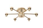 Giuseppe 45cm French Gold 6 Light G9 Universal Semi Flush Light (FRAME ONLY), For A Vast Range Of Glass Shades