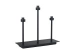 Giuseppe Satin Black 3 Light G9 Rectangular Touch Switch Table Lamp Without Shade, For A Vast Range Of Glass Shades