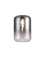 Giuseppe 12x17cm Cylinder Glass Shade (AD), Smoke Fade/Clear
