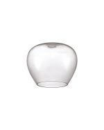 Giuseppe 15x12cm Inverted Trapezium Glass Shade (AC), Clear